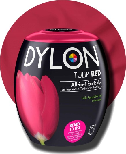 Dylon Pod All in 1 Tekstilfarge Tulip Red