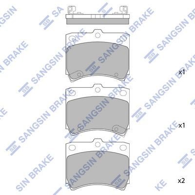 Bremseklosser Hi-Q SP1049 Bremseklosser Hi-Q SP1049