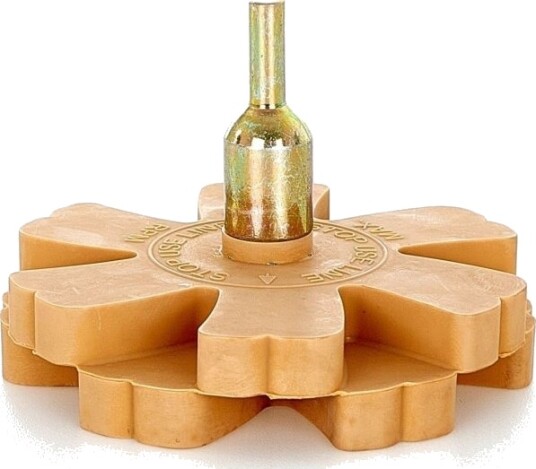 Geko Gummilim Fjerningsskive + Adapter (Aggressiv) (100)