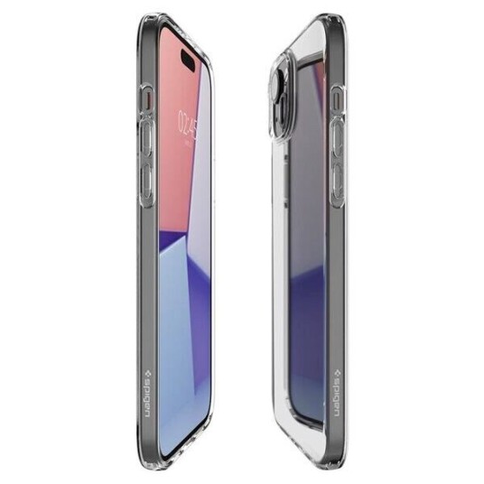 Spigen Crystal Flex Mobildeksel for iPhone 15 Plus Transparent TPU