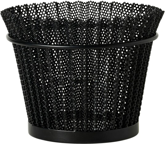 Gubi Matégot Flower Pot Ø15 Cm Soft Black Krukker Mathieu Svart Gubi Matégot Flower Pot Ø15 Cm Soft Black Krukker Mathieu Svart