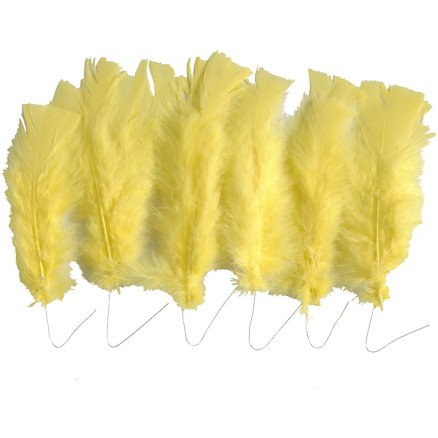 Diverse Dun str 11-17 cm gul 18 bunt 1 pk