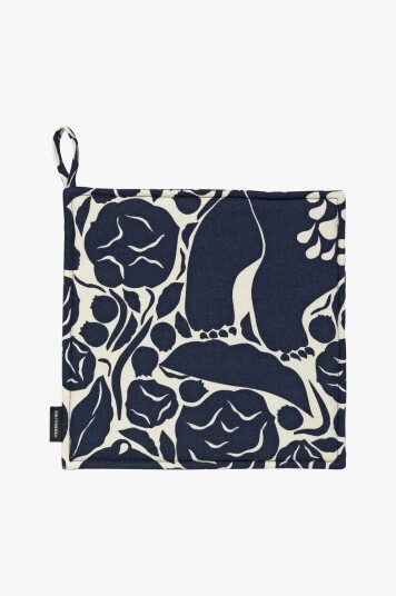 Marimekko gryteklut Pieni Karhuemo light beige dark blue