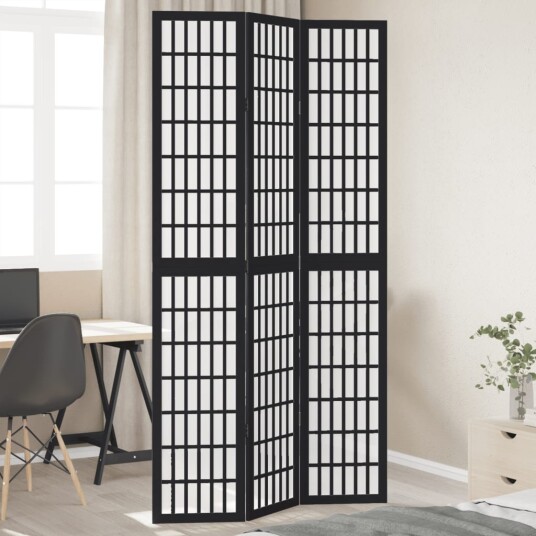  Romdeler 3 paneler svart heltre keisertre 8721012074644