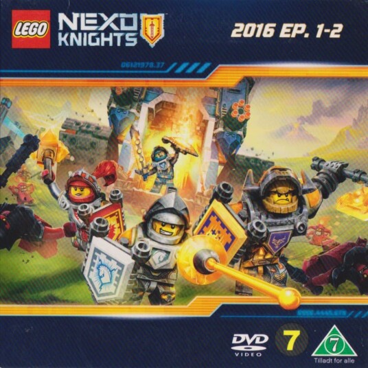 Nexo Knights 2016 Episode 1-2 DVD Brukt