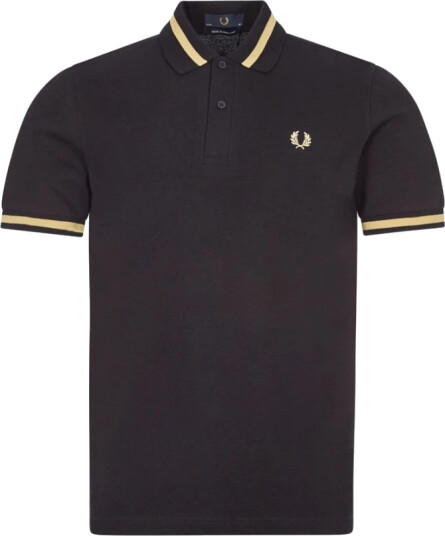 Fred Perry Herre Topper Svart 4XS,