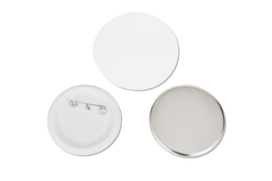 Jakkemerker 500 stk 25 mm Silver
