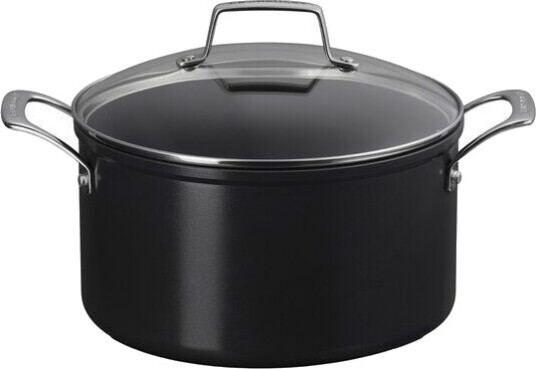 Le Creuset ENSC gryte med glasslokk 6L 24 cm black
