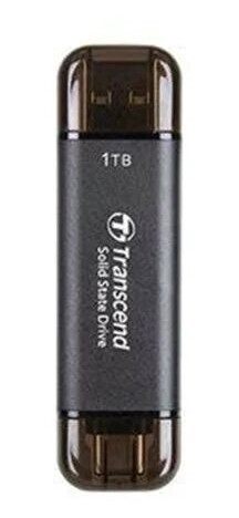 Transcend ESD310C 1TB Ekstern SSD med USB 3.2 i Svart Transcend ESD310C 1TB Ekstern SSD med USB 3.2 i Svart