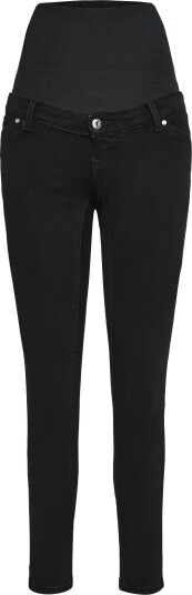 Only Maternity Olmpower Push Up Skinny Dnm Pimbox Noos   WASHED BLACK   L x 32