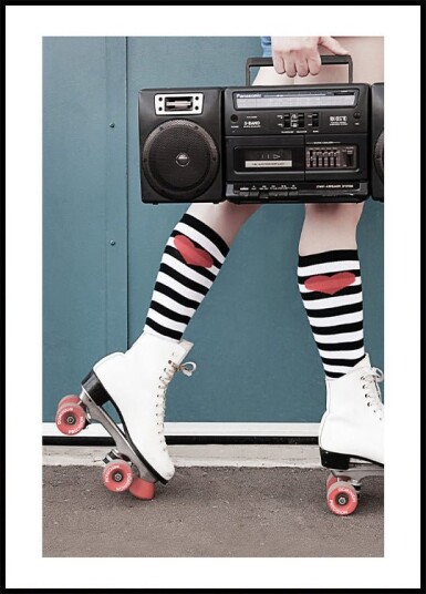 Rollerblades Plakat Plakat / 40x50cm Rollerblades Plakat Plakat / 40x50cm