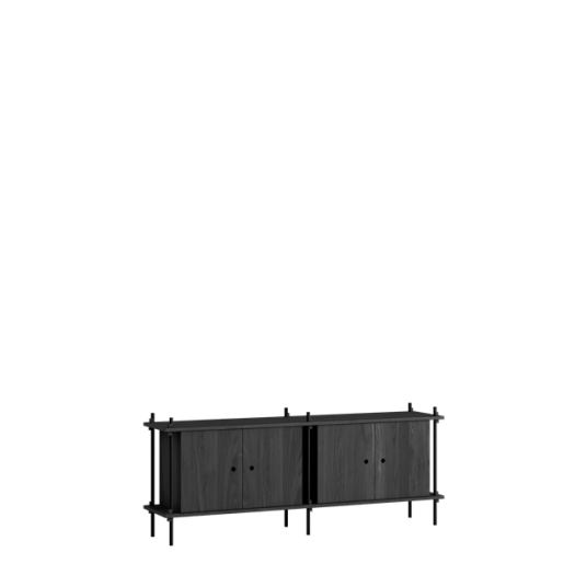 MOEBE S.65.2.D.BL Hyllesystem Sort MOEBE S.65.2.D.BL Hyllesystem Sort
