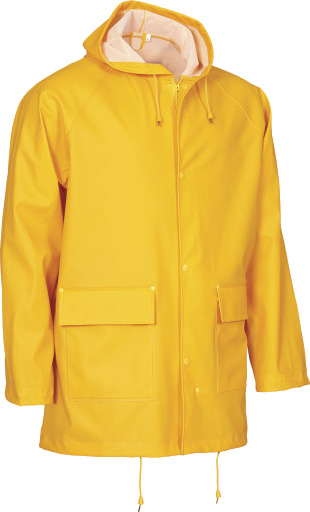 Elka Regnjakke PU/PVC 306600 gul str. XS