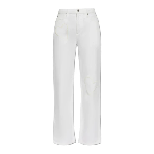 Zadig & Voltaire Dame Jeans Hvit W25