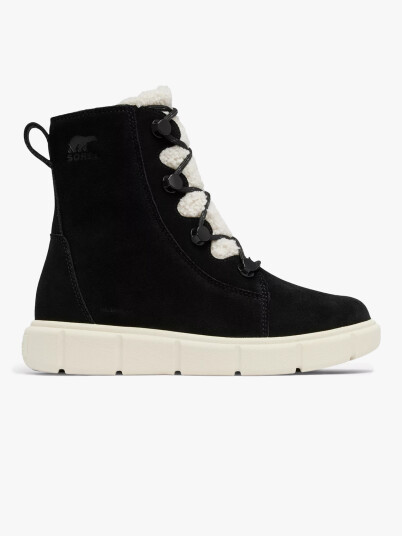 Sorel Explorer III Joan Cosy Waterproof Boots Sort 37.5