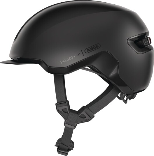 ABUS HUD-Y sykkelhjelm LED velvet black