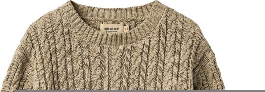 Wheat Knit Pullover L/S Oliver Beige 98