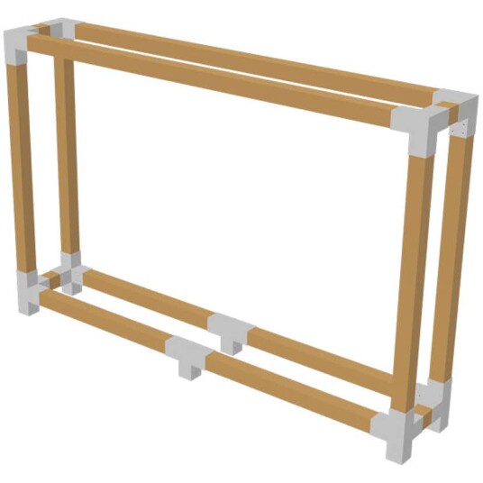 Vedstativ PLUS 188x286 cm Vedstativ PLUS 188x286 cm
