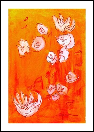Dreamgarden6 Ochre Plakat Plakat / 21x30cm
