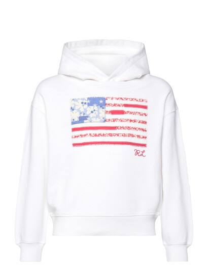 Ralph Lauren Kids Loopback Terry Knt Sweatshirt White 132 140 Ralph Lauren Kids Loopback Terry Knt Sweatshirt White 132 140
