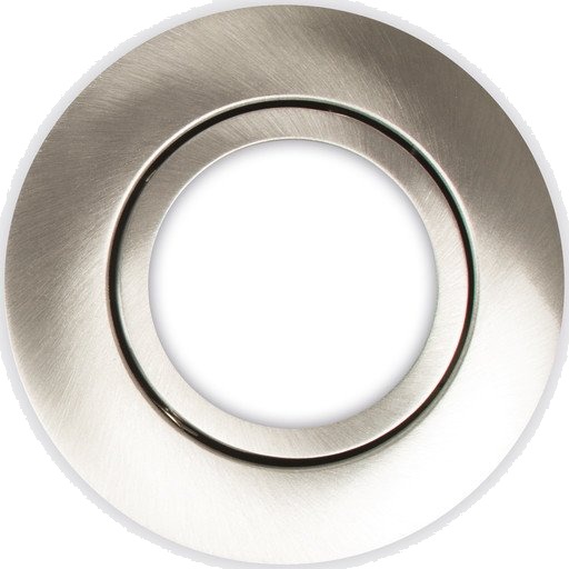 Scan Products Luna Quick Install frontring rund børstet aluminium