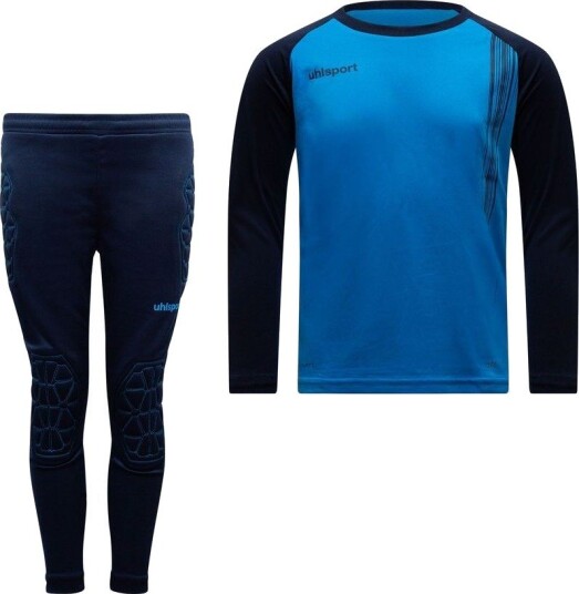 Uhlsport Keepersett Impulse Blå/Navy Barn 164 cm