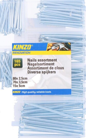 Kinzo Spikersett Assortert (165 Deler)