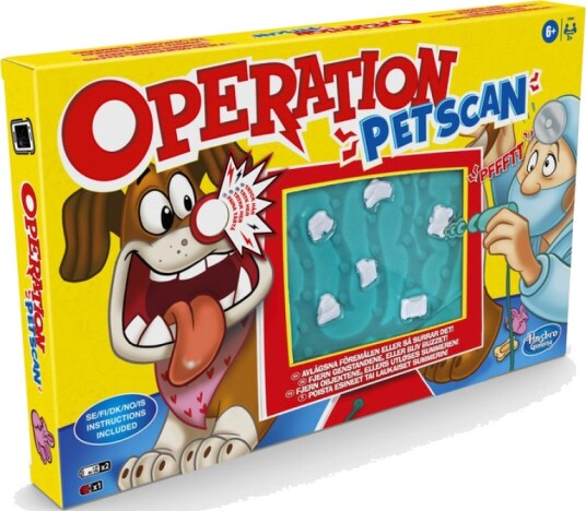 Hasbro Operasjon Veterinær Brettspill for Barn fra 6 År Hasbro Operasjon Veterinær Brettspill for Barn fra 6 År