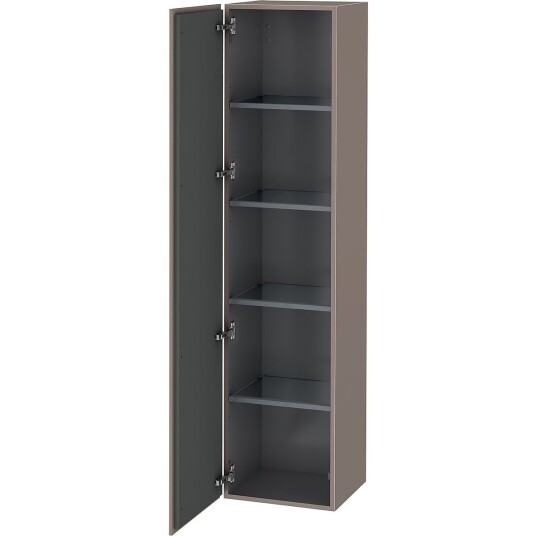 Duravit L-Cube Høyskap m/1 dør 400x1760x363 mm Basalt Matt