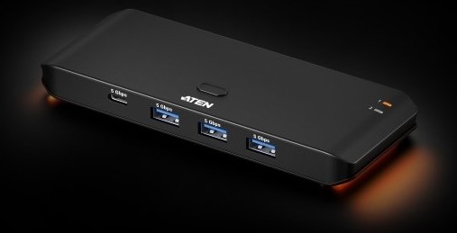 Aten Us5324 Usb 3.2 Gen 2 3.1 Gen 2 Type-A + Type-C Usb 3.2 Gen 2 3.1 Gen 2 Type-C Usb 3.2 Gen 1 3.1 Gen 1 Type-A 5000 Mbit/S Svart Usb 56,5 Mm