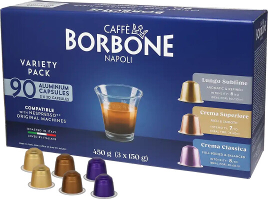 Caffè Borbone | Selection 90 kapsler til Nespresso®