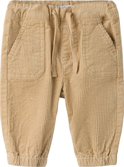 Name It Bukser NbmOmega Sesam Name It 1½ år (86) Bukser bomull Beige Brun
