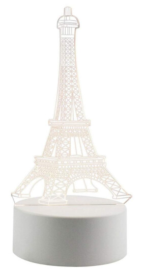 3D LED-Lampe - Eiffeltårnet 3D LED-Lampe - Eiffeltårnet