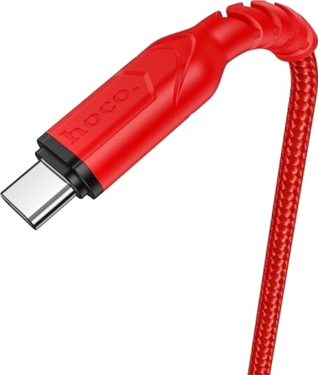 Usb-Kabel Hoco Usb-A Til Usb-C 1 M Rød 6931474744937
