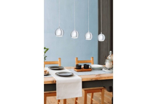 Eglo Takpendel Eglo Conessa med 4 Lamper Krom