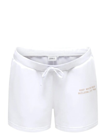 Only Maternity Olmelena Bermuda Shorts U/B Swt Jrs White M