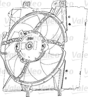 VALEO 696238 Kjølevifte