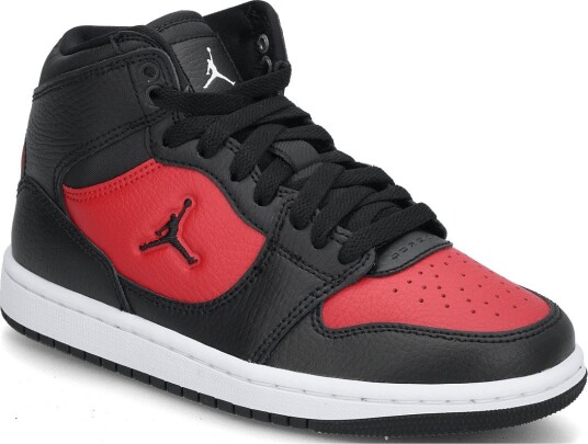 Nike Jordan Court Connect Mid (Gs) BLACK/BLACK GYM RED WHITE 39
