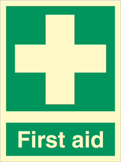 Emergency sign -  First aid