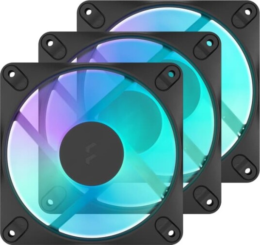Fractal Design Dynamic 3 12 RGB 3-pk svart FD-F-DR3-1203