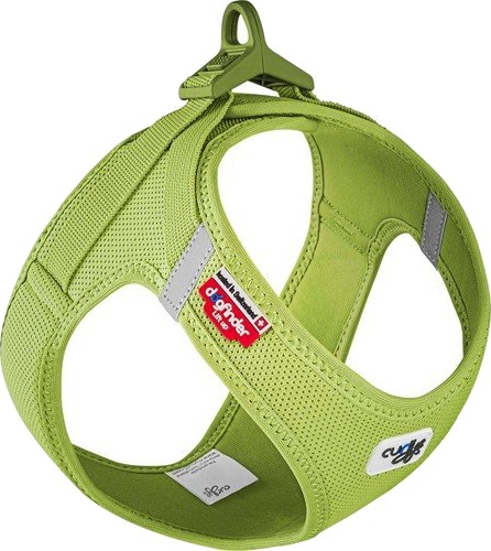 Curli XXXS Air-Mesh Clasp Hundesele - Limegrønn