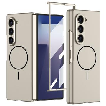 GKK Samsung Galaxy Z Fold7 magnetisk slankt deksel med beskyttelsesglass   titangrå