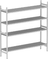 Reol 45X197x200 Cm Sampak 6 Dele,Stk