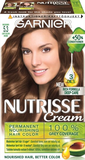 Garnier Nutrisse Cream Light Gold Brown