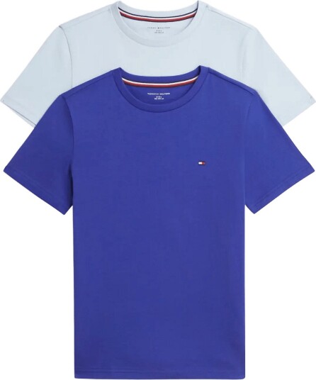 Tommy Hilfiger 2 Pk Ss Tee   Blue   164 170