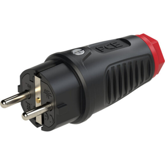 PC Electric Støpsel Jord Gummi IP54 250V 16A - 1548283 PC Electric Støpsel Jord Gummi IP54 250V 16A - 1548283