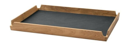 LIND DNA Airy teak brett 28,6x36,6 cm nupo antrasitt LIND DNA Airy teak brett 28,6x36,6 cm nupo antrasitt