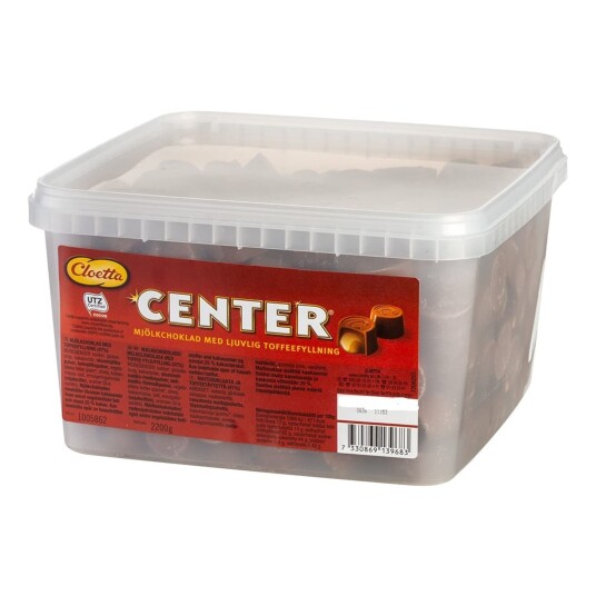 ERT Godis Bulk Center Sjokolade i Storpakning - 2,2 kg ERT Godis Bulk Center Sjokolade i Storpakning - 2,2 kg