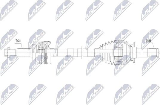 Nty Drivaksel NTY NPW LR 060 Nty Drivaksel NTY NPW LR 060