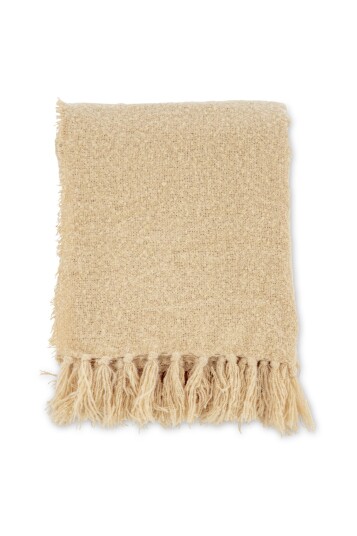 Venture Design Stanly pledd Sand 170 x 130 cm Beige